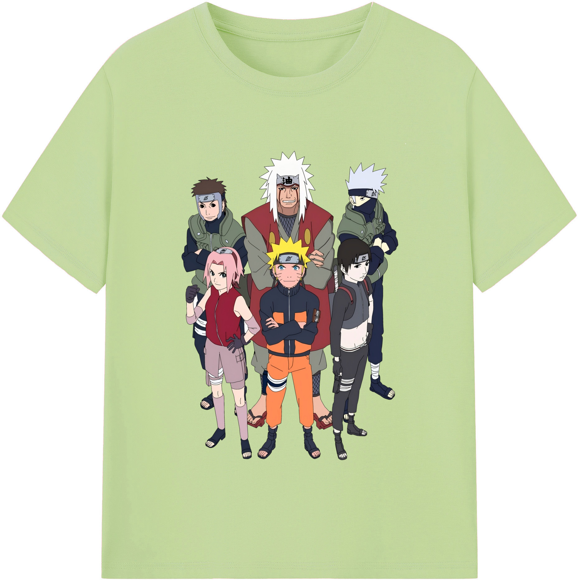 （画像用） NARUTO -ナルト- うずまき ナルト Uzumaki Naruto 綿100％半袖Tシャツ（フロントプリント）
